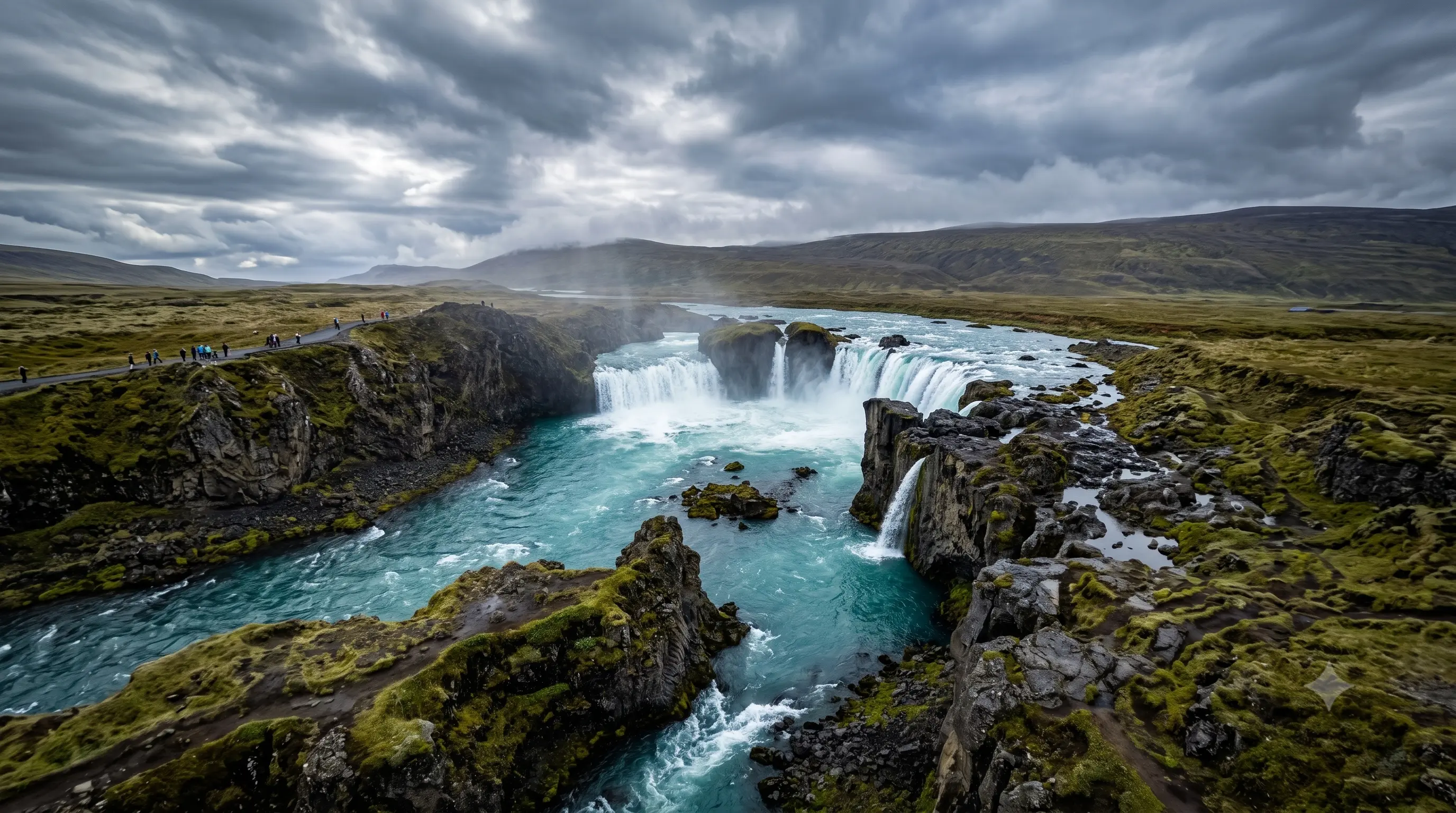 Северная столица Акюрейри (Akureyri), Исторический водопад Годафосс (Goðafoss)