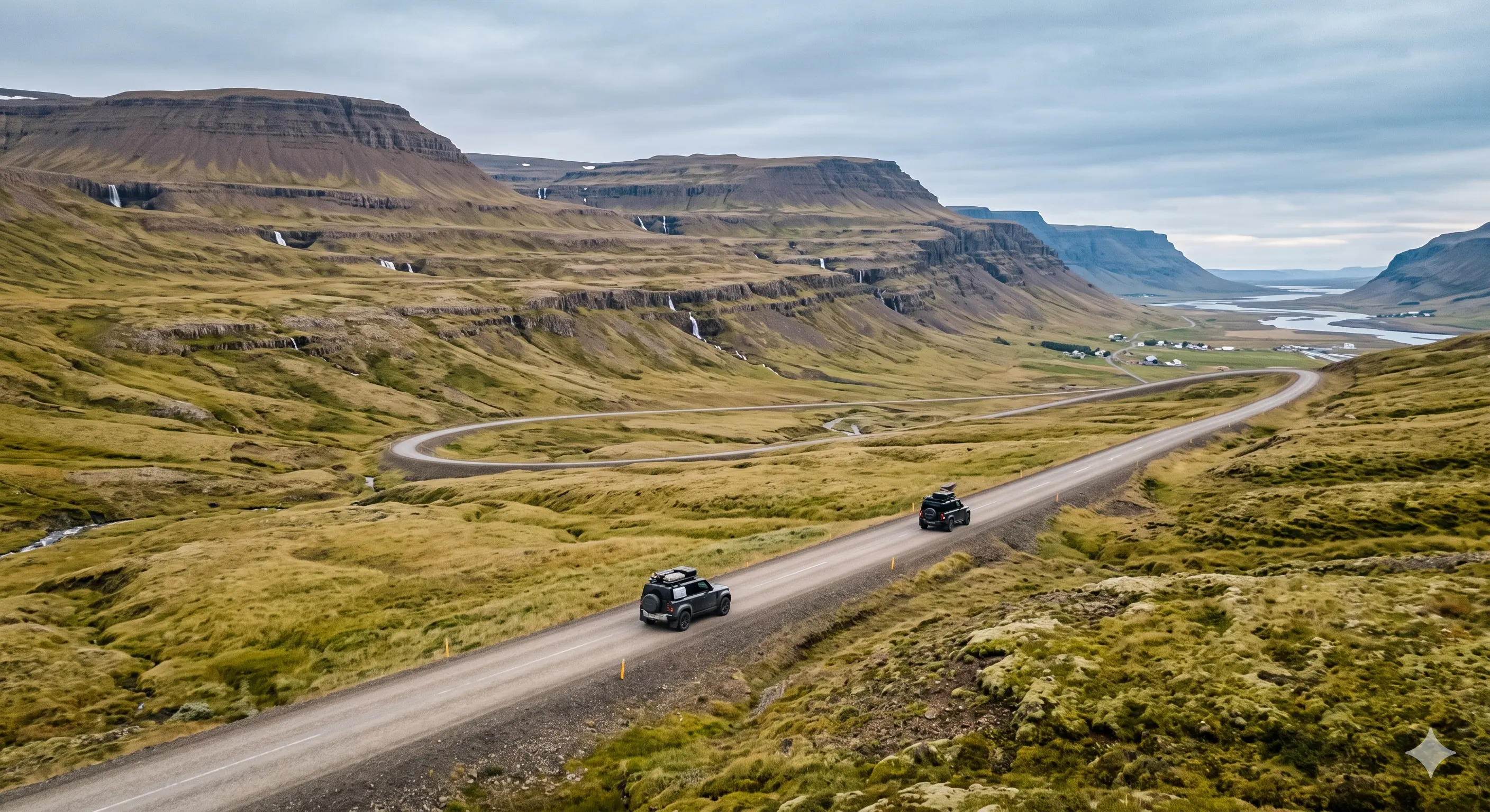 Каньон Студлагил (Stuðlagil), Панорамные смотровые площадки